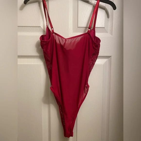 Charlotte Russe Red Cami Body Suit ❤️✨ - Picture 3 of 4